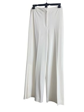 H&M Wide Leg Side Slit Pants Size 2 White